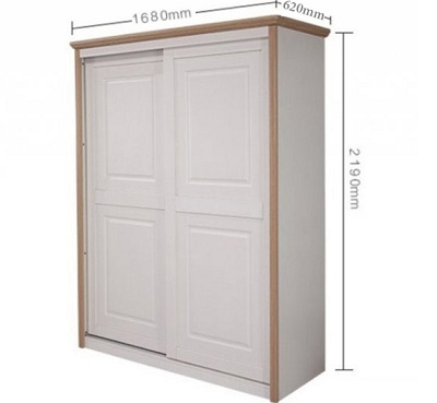 Tủ đựng quần áo gỗ công nghiệp 168cm GMDF251