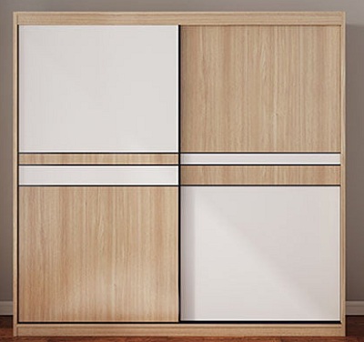 Tủ quần áo cánh lùa gỗ MDF lõi xanh GMDF216