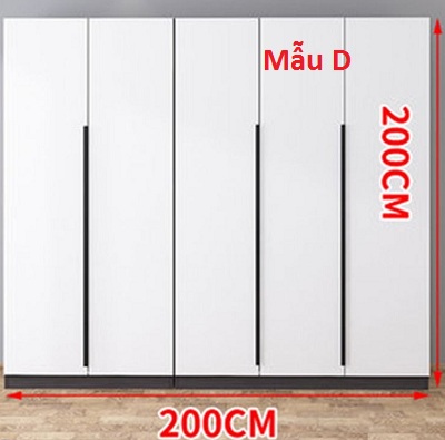 Tủ quần áo gỗ công nghiệp thiết kế hiện đại GMDF210 ghs-51259