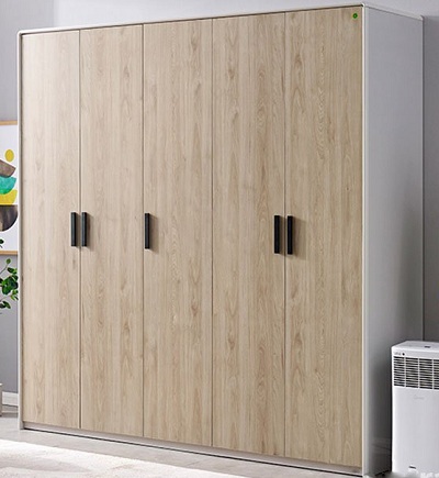 Tủ quần áo gỗ ép công nghiệp cánh mở bản lề GMDF218 ghs-51162