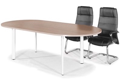 Bàn họp mặt hình oval gỗ công nghiệp 240cm BHONC118 gỗ công nghiệp BH24-CO