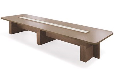 Bàn họp mặt hình chữ nhật bo cạnh dài 480cm BHONC128 BH48V