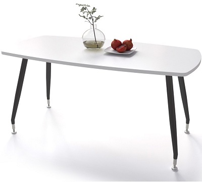 Bàn ăn mặt gỗ Melamine chân sắt sơn tĩnh điện CONC73