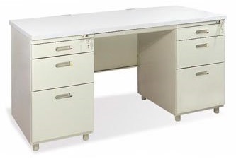 Bàn chân sắt mặt gỗ 2 hộc BS14H-L