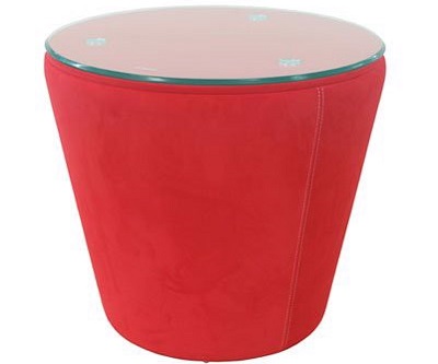 Bàn sofa mặt kính cường lục Φ60cm PAONC64