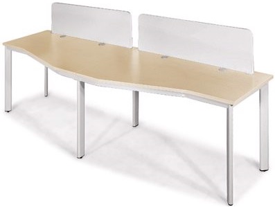 Bàn lệch ghép cụm mặt gỗ công nghiệp Melamine BONC264 BZCO14-2A