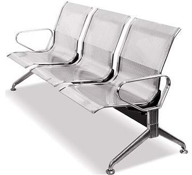 Ghế băng chờ 3 chỗ mặt thép đột lỗ GBONC14