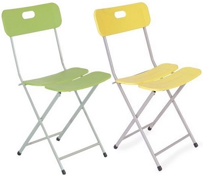 Ghế gấp 3 mảnh mặt nhựa khung thép GGONC05 GG03-S