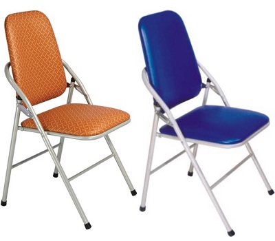 Ghế gấp khung sơn tựa cao đệm mút bọc da PVC GGONC03 GG04-S, GG04-M, GG04-IN