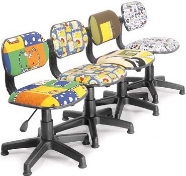 Ghế xoay học sinh chống gù lưng chân cố định GONC94