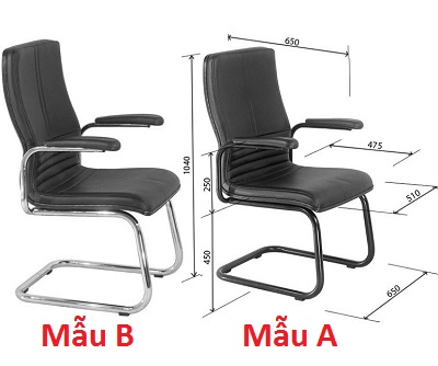 Ghế chân quỳ bọc vải da PU khung chân thép CQONC07 GQ08A-S-GQ08A-M