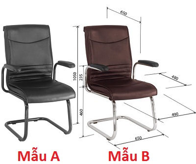 Ghế chân quỳ da có tựa tay chân thép mạ CQONC08 GQ08B-S-GQ08B-M