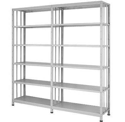 Giá sách đôi 2 khoang 5 tầng khung sắt KSONC27 GS02-2