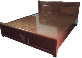 Giường ngủ gỗ xoan tự nhiên GN66