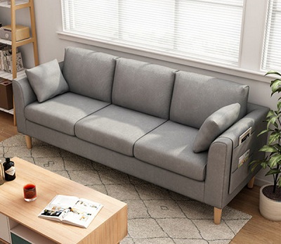Ghế sofa thanh lịch nhỏ gọn bọc nỉ GSF32 nhỏ gọn tối giản