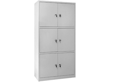 Tủ văn phòng sắt sơn tĩnh điện 6 khoang TVPONC69 ts04, TS04-B