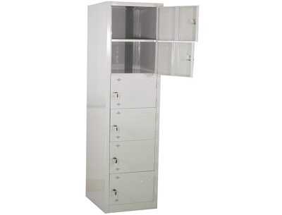 Tủ lưu trữ tài liệu sắt 6 khoang có khóa TVPONC83