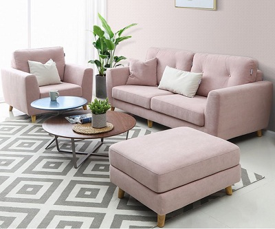 Ghế sofa bọc nỉ tiện dụng đa năng GSF86