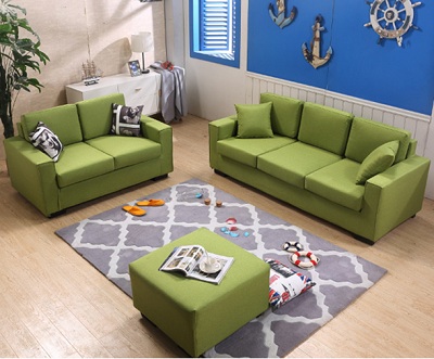 Bộ ghế sofa văng 3 món Nỉ cao cấp GSF234 Bộ Sofa văng 3 món