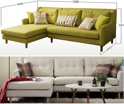 Ghế sofa bọc nỉ hiện đại bọc nỉ cao cấp GSF187 thiết kế đẹp
