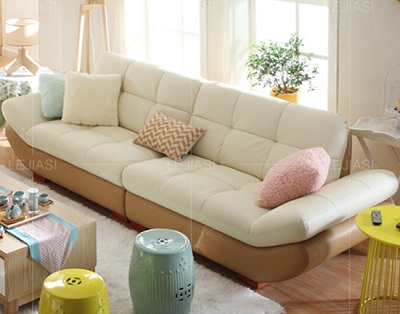 Ghế sofa bọc da 288cm phong cách hiện đại GSF240