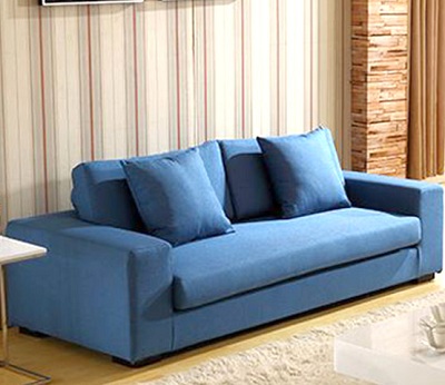 Ghế sofa phòng khách bọc nỉ GSF223 tựa lưng thoải mái