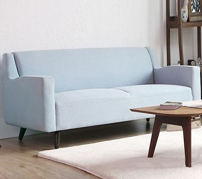 Mẫu ghế sofa bọc nỉ đẹp giá rẻ GSF205 khung gỗ tự nhiên