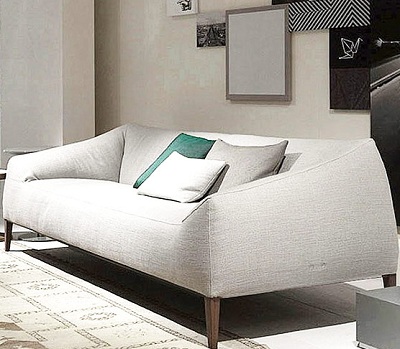 Ghế sofa băng bọc nỉ kiểu dáng sang trọng GSF181 bằng dài 2m