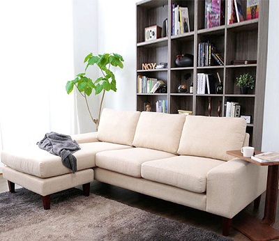 Ghế sofa góc Li phòng khách bọc vải nỉ GSF168 thiết kế sang trọng