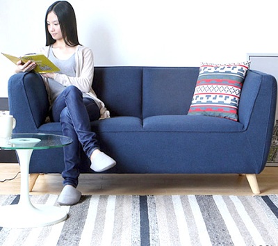 Mẫu sofa văng đẹp bọc nỉ cao cấp GSF162