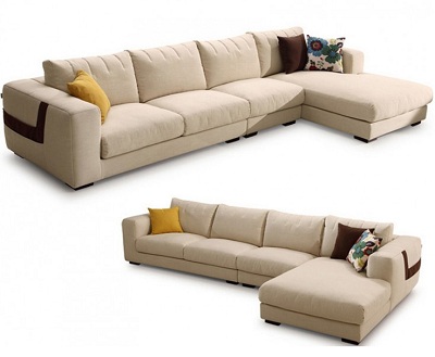 Ghế sofa góc đẹp cho phòng khách GSF160