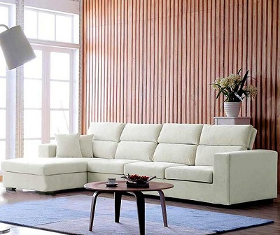 Bộ ghế sofa góc L bọc nỉ sang trọng GSF147