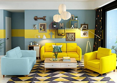 Ghế băng sofa bọc da phòng khách GSF111 vẻ đẹp hiện đại