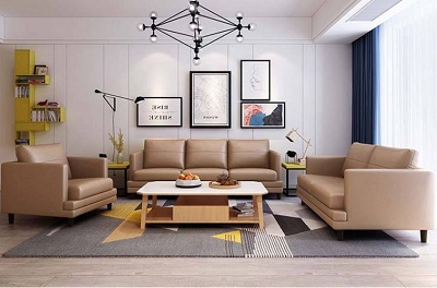 Ghế sofa da dang ghế văng sang trọng GSF110