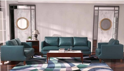 Ghế sofa văng bọc da cao cấp GSF109 thiết kế theo phong cách hiện đại