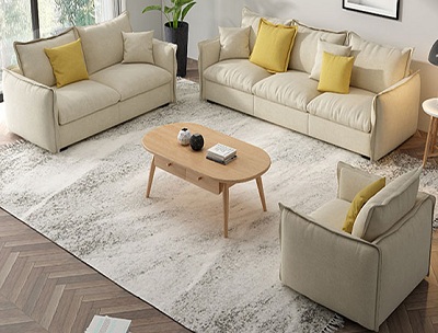 Ghế sofa văng bọc nỉ phòng khách GSF63