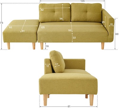Ghế sofa phòng khách nhỏ gọn GSF54 Ghế sofa 2 chỗ