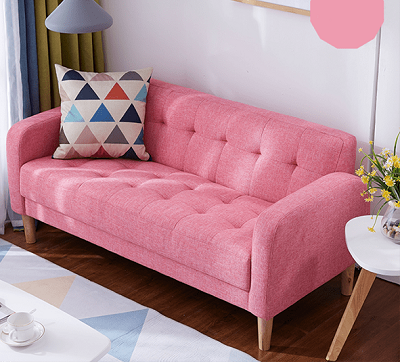 Ghế sofa băng dài bọc nỉ nhỏ gọn GSF46