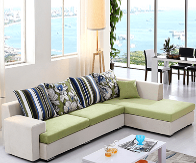 Ghế sofa góc L bọc nỉ phong cách hiện đại GSF252