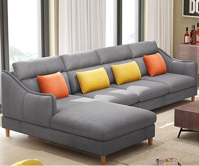 Ghế sofa văng nỉ hiện đại 332cm GSF248 phòng khách