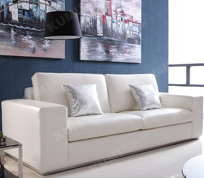 Ghế sofa bọc da dài 2m3 vai vuông GSF239