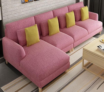 Ghế sofa góc hiện đại thanh lịch GSF115 kết hợp ghế sofa góc