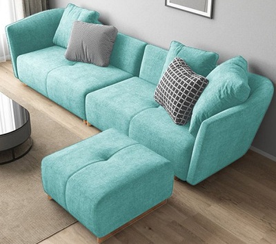 Ghế sofa băng phòng khách bọc vải nỉ GSF71