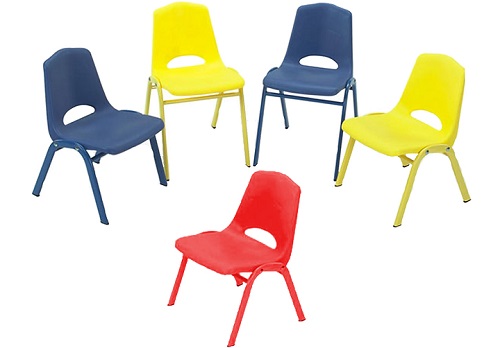 Ghế đơn mặt liền nhựa đúc Polypropylen Gauss Chair DD 525 xếp chồng DD-525