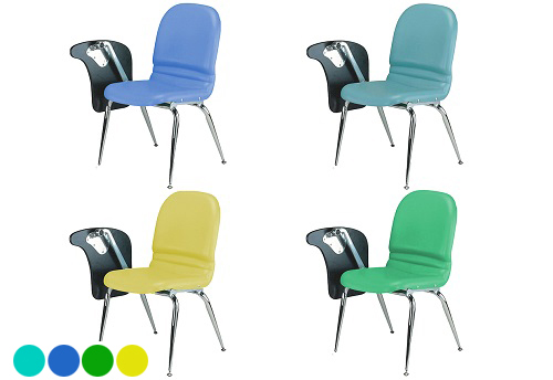 Ghế hội trường, lớp học có bảng viết A3 ABS Gauss chair EST 115 EST-115