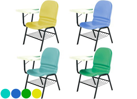 Ghế trường học có bảng viết khung chân tĩnh Gauss chair EST 505 EST-505