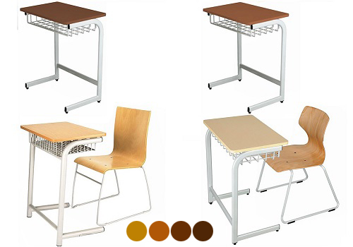 Bàn ghế một chỗ ngồi trường học liên cấp Gausschair TB 617 Đài Loan TB-617