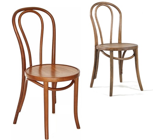 Ghế cafe Thonet gỗ dáng cong GCL32