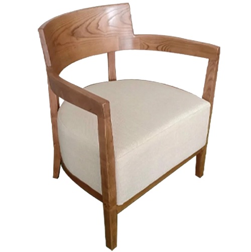 Ghế cafe đơn gỗ tần bì bọc nỉ GCL36