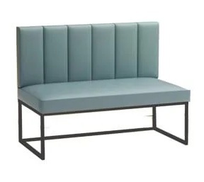 Ghế sofa cafe khung sắt nêm bọc da nỉ GSF274 kiểu dáng mộc mạc sfc02